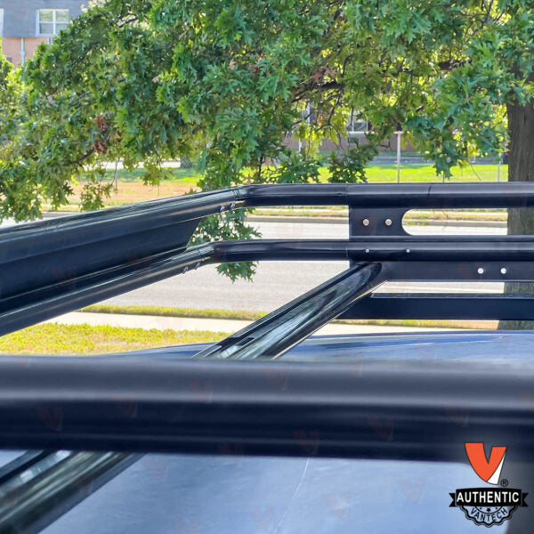 Vantech Black Aluminum Bolt-On Cargo Rack System Ford Transit 2015-current Medium Roof / 148" WB Model H1811DD03B