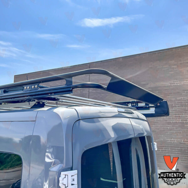 Vantech Black Aluminum Bolt-On Cargo Rack System Ford Transit 2015-current Medium Roof / 148" WB Model H1811FD04B