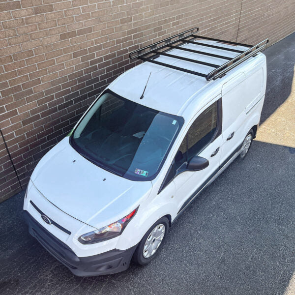 Vantech Black Aluminum Bolt-On Cargo Rack System Ford Transit Connect 2014-current SWB Model H1816AA31B