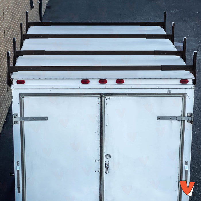 Vantech 4-Bar Black Aluminum (70"- 78") Side Mount Rack System Box Truck / Trailer Model C46004179B
