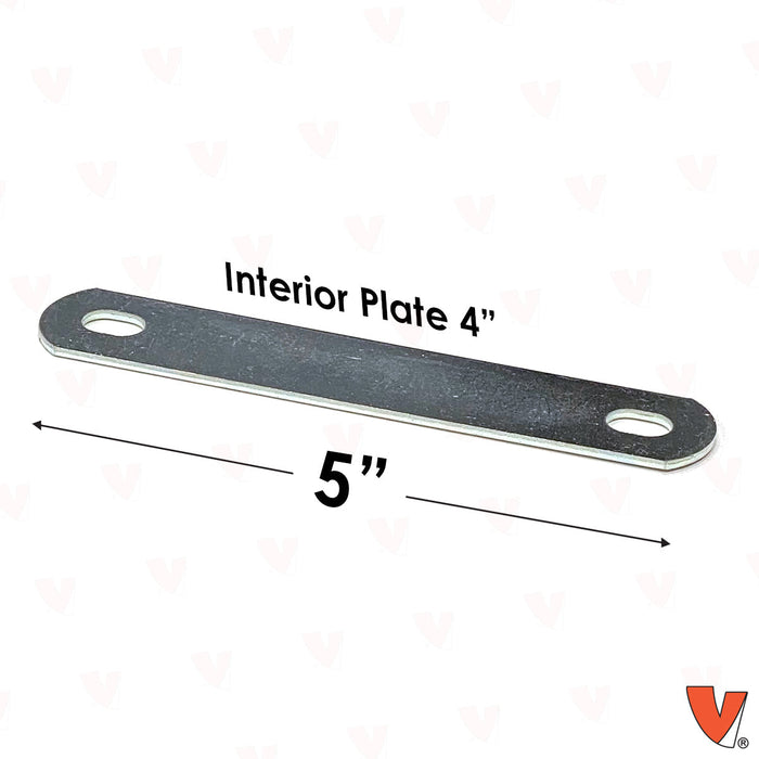 Vantech 4-Bar White Steel (94"- 102") Top Mount Rack System Box Truck / Trailer Model C46004360W