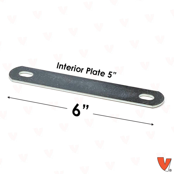 Vantech 4-Bar White Steel (82"- 90") Side Mount Rack System Box Truck / Trailer Model C46004158W
