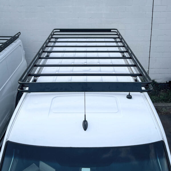 Vantech Black Aluminum Cargo Rack System Mercedes Sprinter 2007-current Low Roof / 144" WB Model H3003DD04B