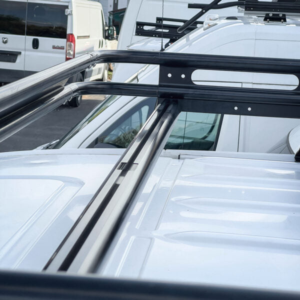 Vantech Black Aluminum Cargo Rack System Mercedes Sprinter 2007-current Low Roof / 144" WB Model H3003DD04B