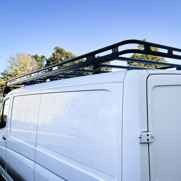 Sprinter Kayak Rack Vantech Black Aluminum Cargo Rack System Mercedes Sprinter 2007-curren ...