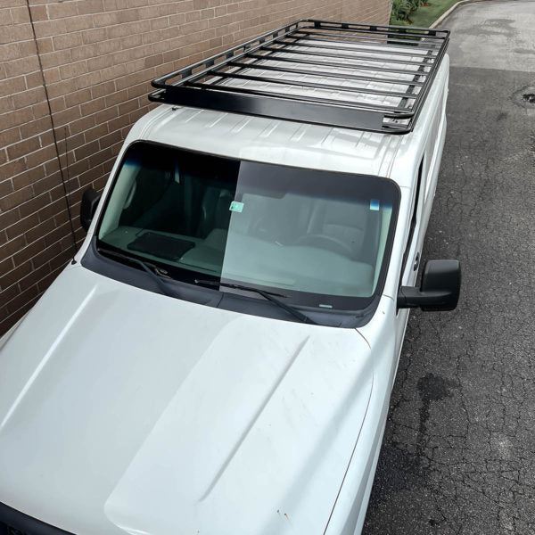 Vantech Black Aluminum Bolt-On Cargo Rack System Nissan NV Cargo 2012 ...