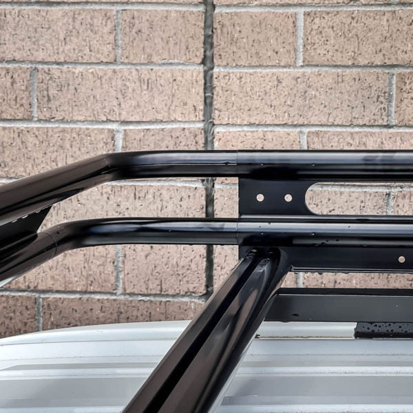 Vantech Black Aluminum Bolt-On Cargo Rack System Nissan NV Cargo 2012-2021 Low Roof Model H3301DD04B