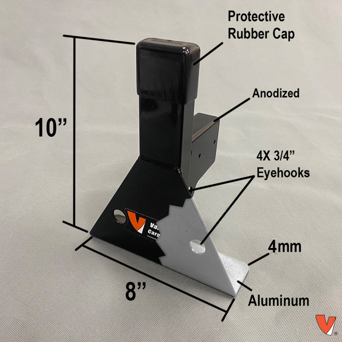 Vantech 3-Bar White Aluminum Ladder Rack System Mercedes Sprinter 2007-current High Roof Model H2666W