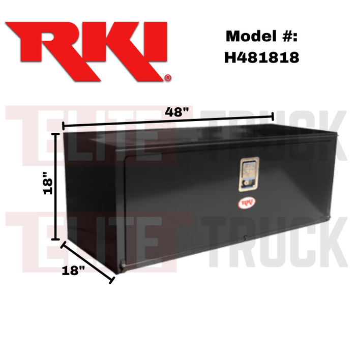 toolbox 工具箱 BLKSR RKI Underbody Truck Box 48x18x18 H-Series 14 Gauge Black