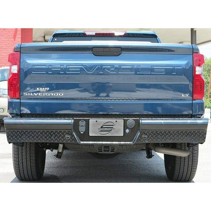 Aftermarket Steel Rear Bumper For 1988-1998 Chevy C/K 1500 2500 Fleetside Hooke Road B9083 Aftermarket Steel Rear Bumper For 1988-1998 Chevy C/K 1500 2500 Fleetside Hooke Road B9083
