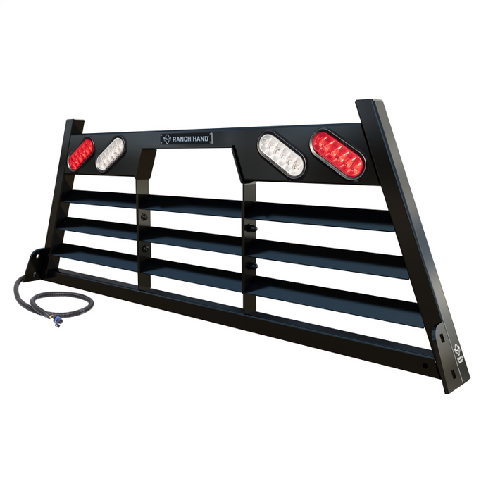 Ranch Hand Legend Series Headache Rack W/Lights Fits Select 99-25 Ford F-250/F-350/F-450 Model HRLWL100