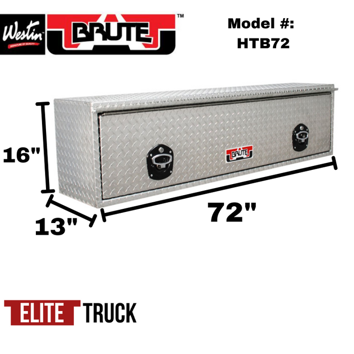 Brute 72" HD Top Sider Diamond, W/ Flip Up Door Model HTB72