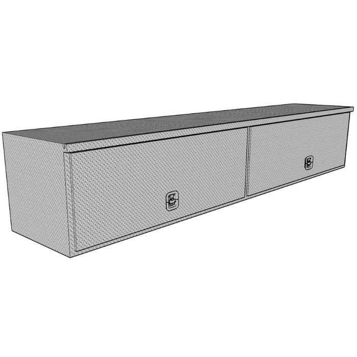 Brute 88" High Cap HD Top Sider Diamond, Flip Up Doors, Black Text Model HTB88C-BT