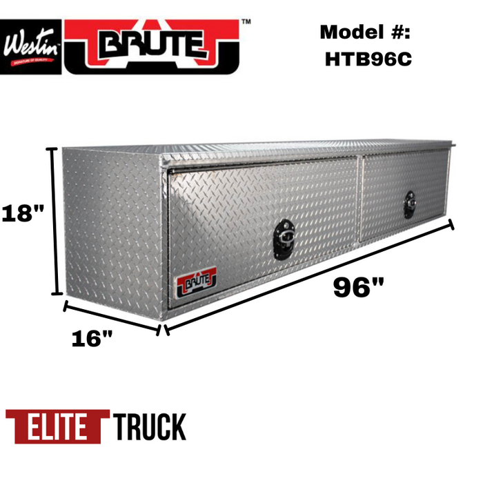 Brute 96" High Cap HD Top Sider Diamond, W/ Flip Up Doors Model HTB96C