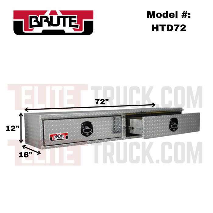 Brute 72" Stake Bed Top Sider W/ 2 Drawers Model HTD72