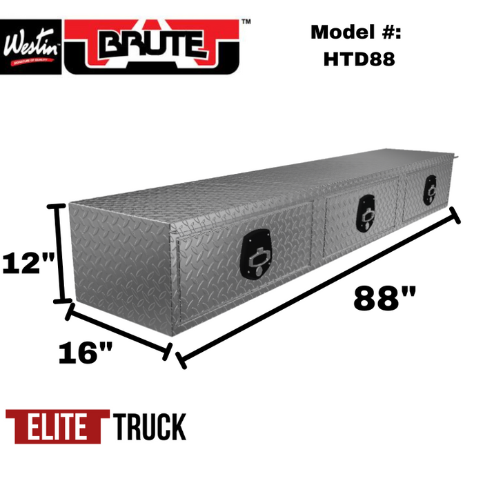 Brute 88" Stake Bed Top Sider W/ 3 Drawers Model HTD88
