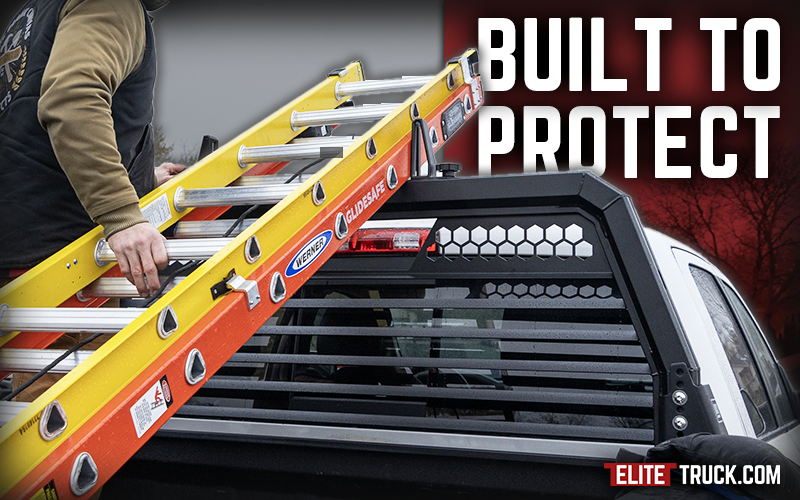 Cab Protection Rack Weather Guard Half Bar Headache Rack Black Aluminum Model 11908-52-01 ...