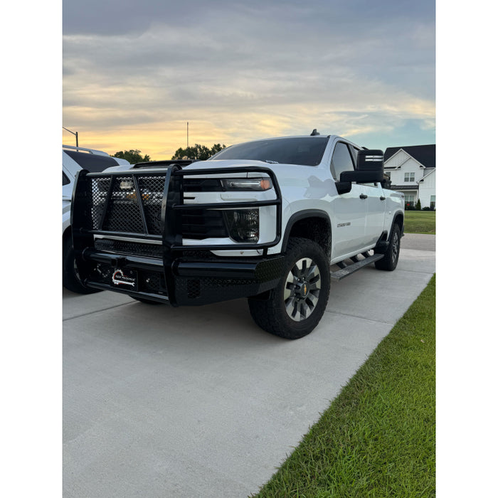 Ranch Hand Legend Series Front Bumper W/ Grille Guard Fits Select 24-26 Chevrolet Silverado 2500 HD/3500 HD Model FBC241BLR