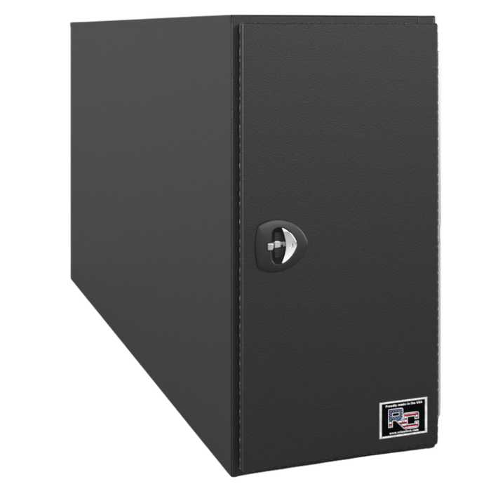 RC Industries J-Series Tunnel Box Storage Pack 96x48x24 .125 Diamond Bright Aluminum Textured Black Model JU964824.UB