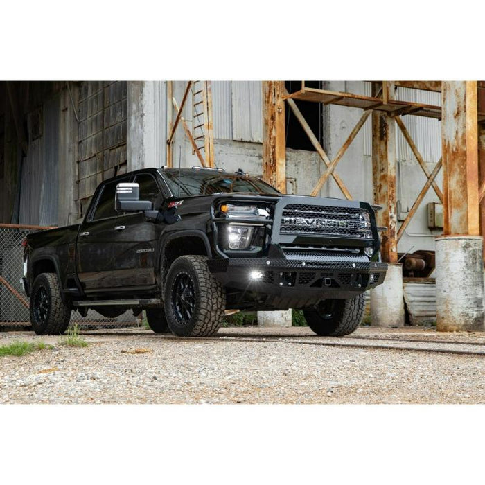 Bodyguard FT-Series Extreme Front Bumper With Grille Guard 2020-2023 Chevy Silverado 2500-3500 Model JEC20BY