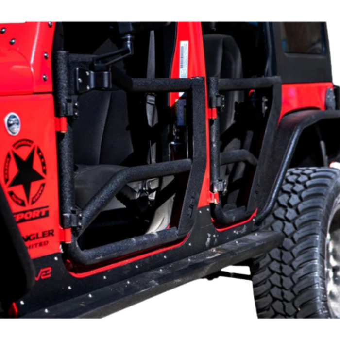 Body Armor 4X4 Tube Doors Front, Pair Model JK-6154