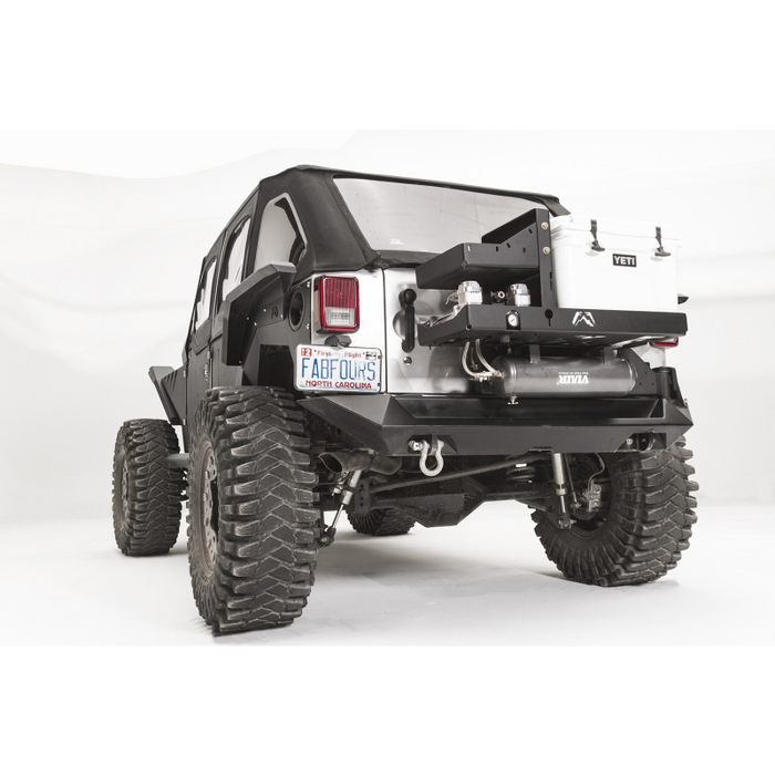 Fab Fours Air Compressor Yeti Tundra 35 Cooler Mount; 2 Stage Black Powder Coated; Model JK2040-1