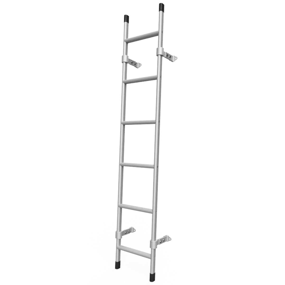 Rear Access Ladder Rack Vantech 72″ White Universal Box Truck Straight Rear Access Ladder Mode ...