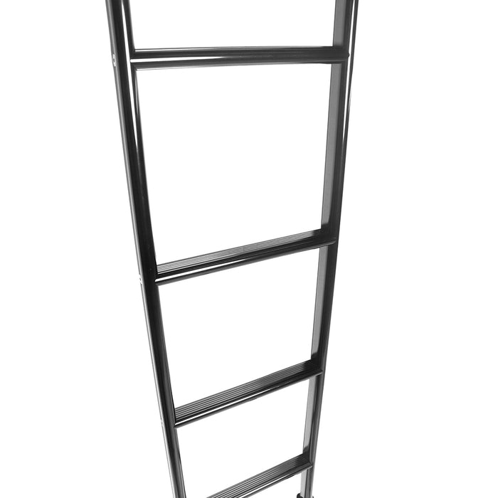 Hgv Rear Ladder Vantech 96″ Black Universal Box Truck Straight Rear Access Ladder Mode ...