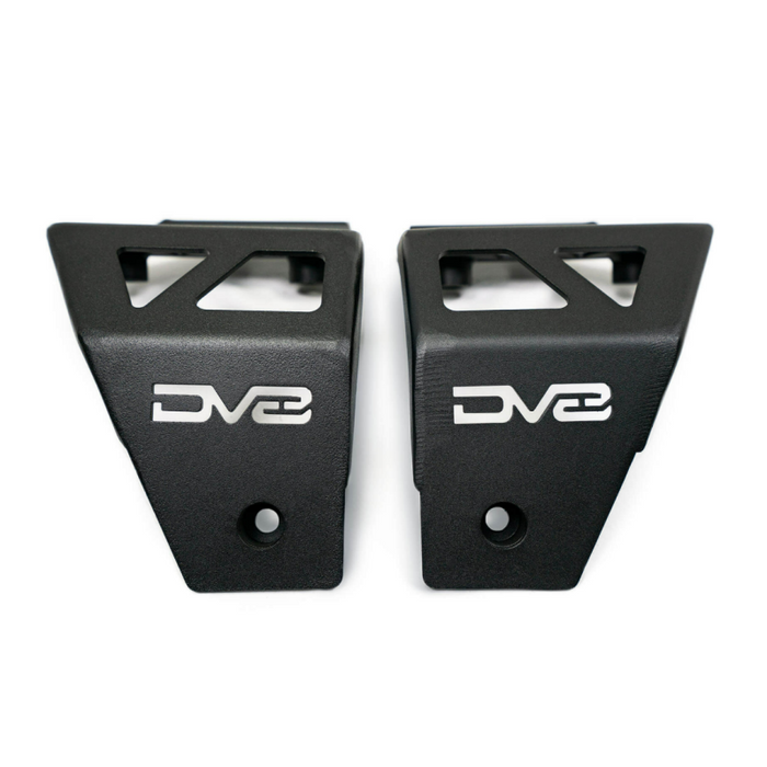 DV8 Offroad 2018-2026 Jeep Wrangler JL JLU Gladiator JT A-Pillar Dual Pod Light Mounts Model LBJL-04
