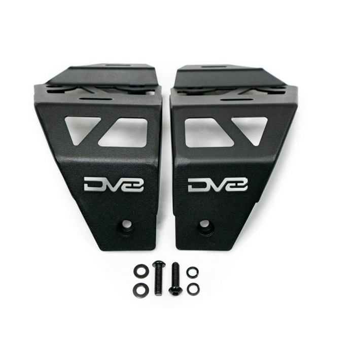 DV8 Offroad 2018-2026 Jeep Wrangler JL JLU Gladiator JT A-Pillar Dual Pod Light Mounts Model LBJL-04