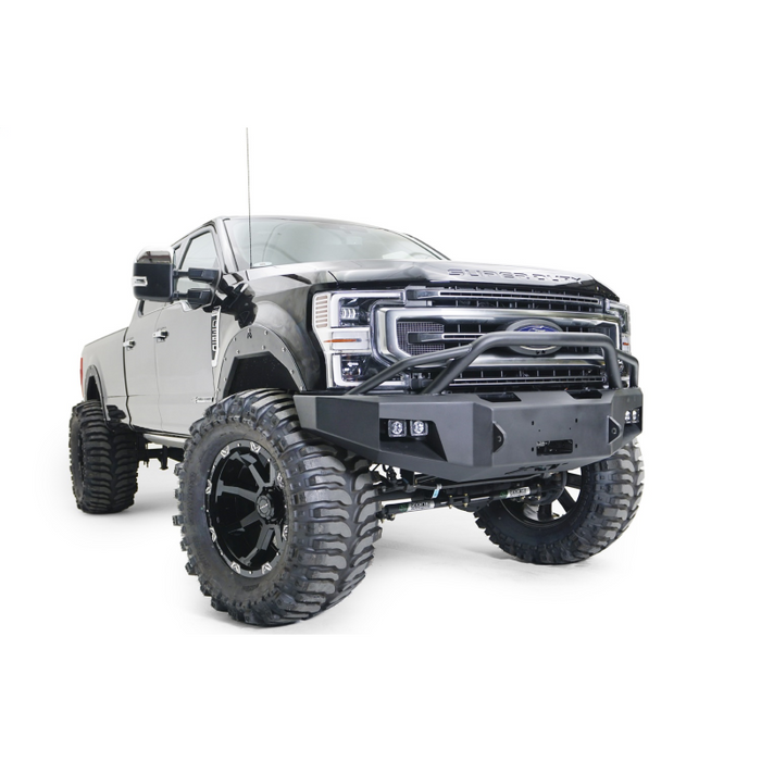 Fab Fours Premium Winch Front Bumper w/ Pre Runner Guard Model FS17-A4162-1