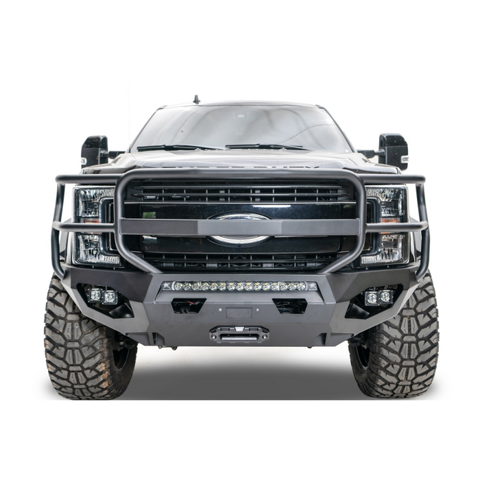 Fab Fours Matrix Front Bumper; w/Full Grille Guard ACC Compatible; Model FS17-X4160-1