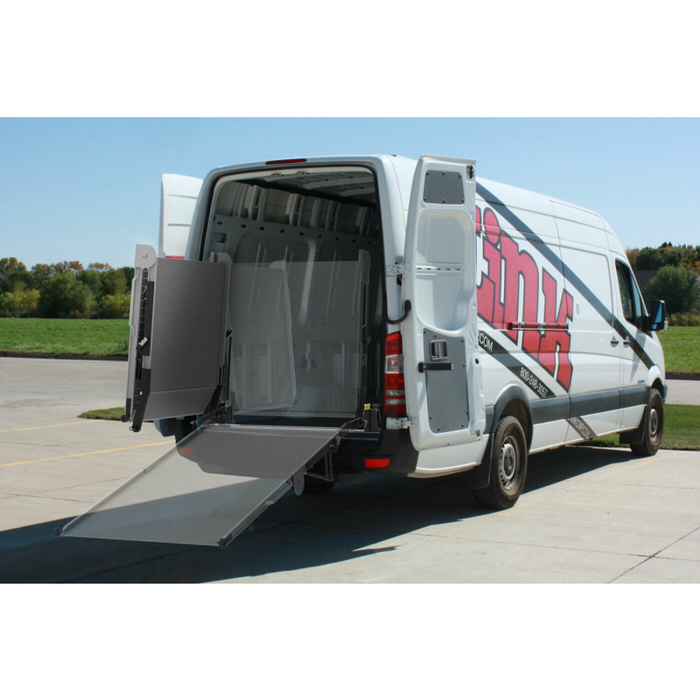 Link Manufacturing LSR90 Swivel Aluminum Loading Ramp – 180° Swing Design 1500 Pound Capacity Model LSR90-47-99