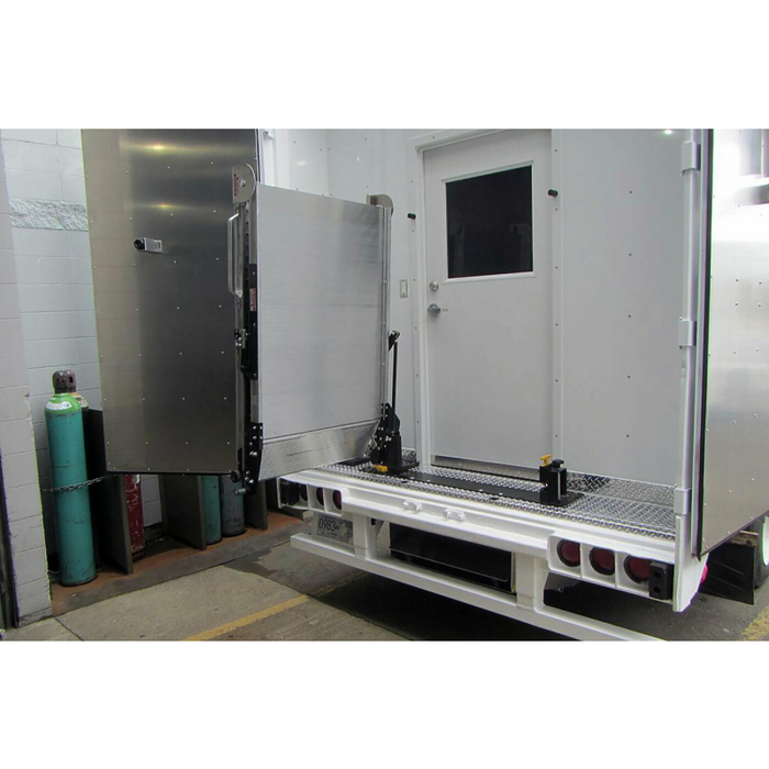 Link Manufacturing LSR90 Swivel Aluminum Loading Ramp – 180° Swing Design 1500 Pound Capacity Model LSR90-36-99