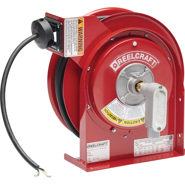 ReelCraft Series L 4000 12/3 45 ft. Premium Duty Flying Lead Power Cord Reel Model L4545123X