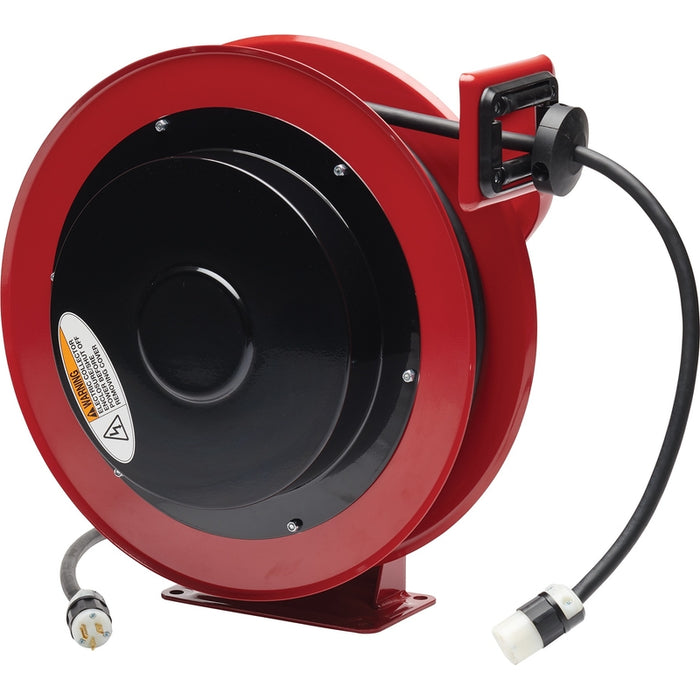 ReelCraft Series L 70000 12/3 100 ft. Heavy Duty Single Receptacle Power Cord Reel Model L701001233A