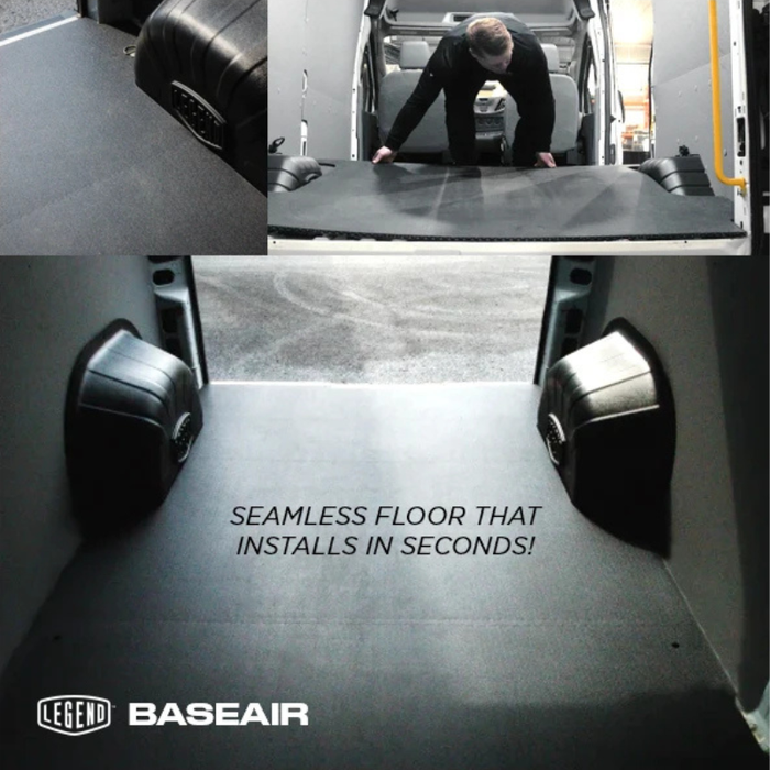 Legend 2014-Current RAM ProMaster 118" BaseAir Fold Flex One-Piece Floor Black Model RA0414-11RF1