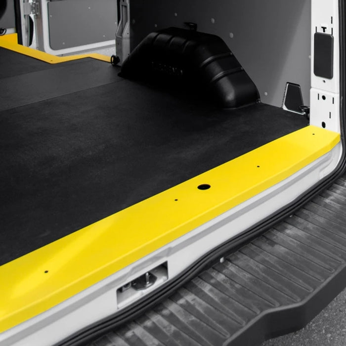 LEGEND Steel Floor Threshold Set Ford Transit (all WB lengths) w/ Full Lower Step - Yellow - Single Side Door Model U709-151-1018