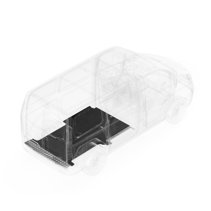 LEGEND StabiliGrip Kit With Sills Mercedes Metris 135" Extended Wheelbase Cargo Van 2 Pc - Single Side Door Model 111-135-6441