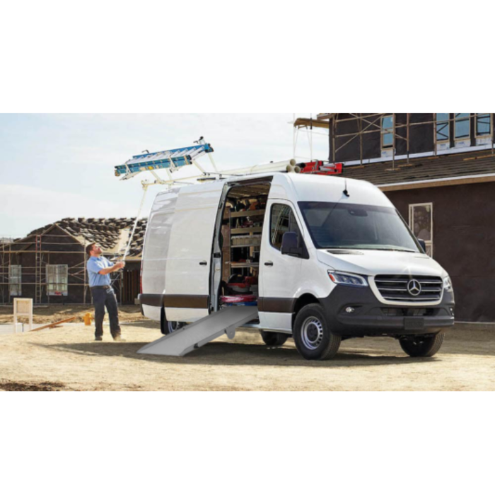 Link Manufacturing LB10 Low-Profile Vertical Side Door Ramp Mount for Vans with Sidestep 1250 Pound Capacity Model LB10-24-81
