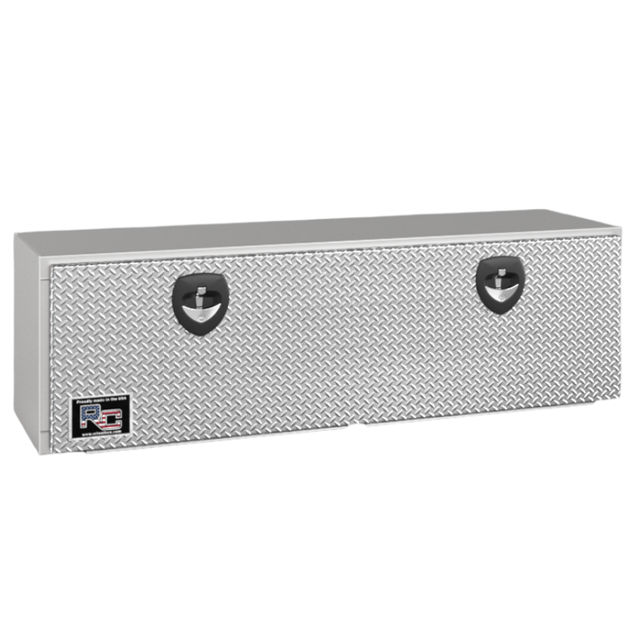 RC Industries Underbody Box M-Series 60x18x18 .125 Smooth Aluminum With Drop-Down Diamond Bright Door Gloss White Model MX601818.UD