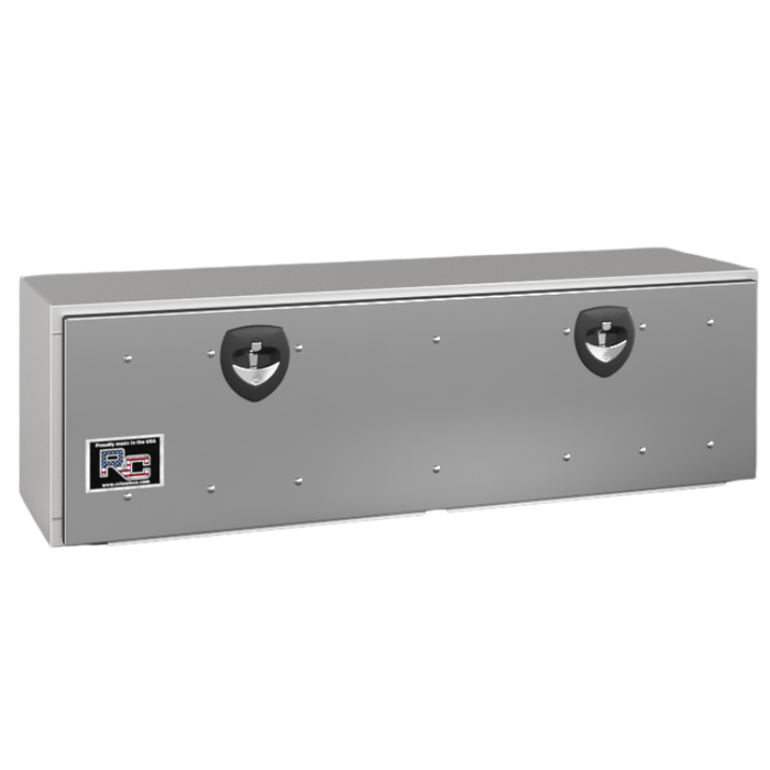 RC Industries Underbody Box M-Series 84x16x13 14 GA Steel With Drop-Down Stainless Steel Door Gloss White Model MM841613.KD