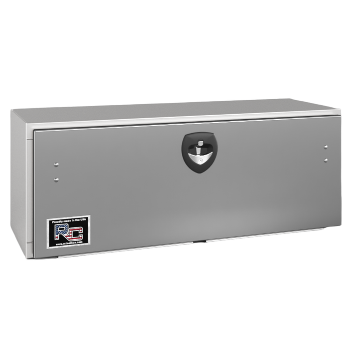 RC Industries Underbody Box M-Series 36x18x18 Steel With Drop Down Stainless Steel Door No Cross Break Gloss White Model MM361818.KDNB