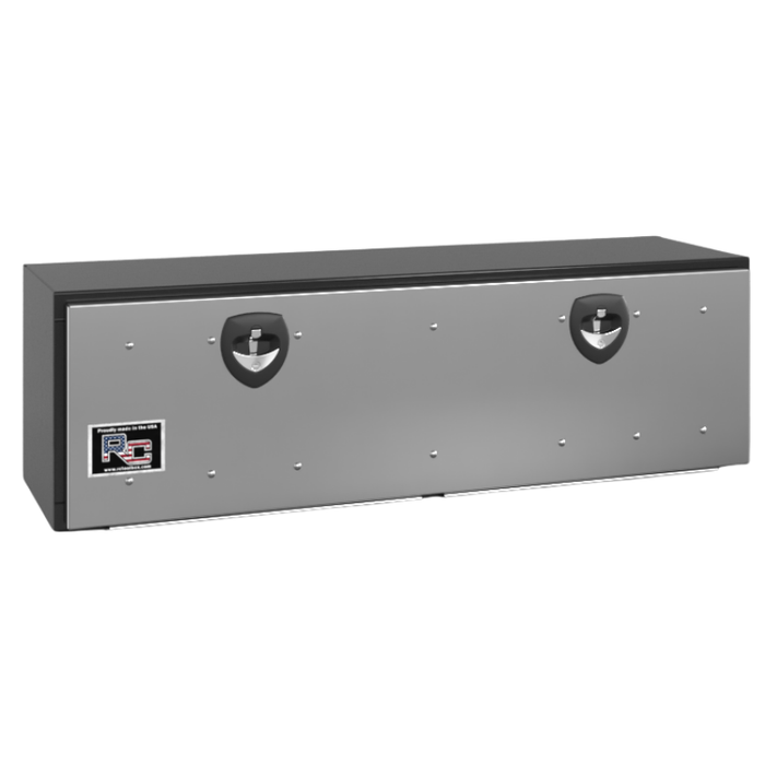 RC Industries Underbody Box M-Series 60x18x18 Steel With Drop Down Stainless Steel Door No Cross Break Gloss Black Model MM601818.KGNB
