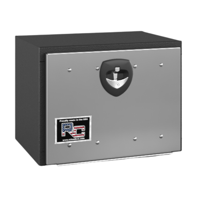 RC Industries Underbody Box M-Series 30x24x24 Steel With Drop-Down Stainless Steel Door Textured Black Model MM302424.KB