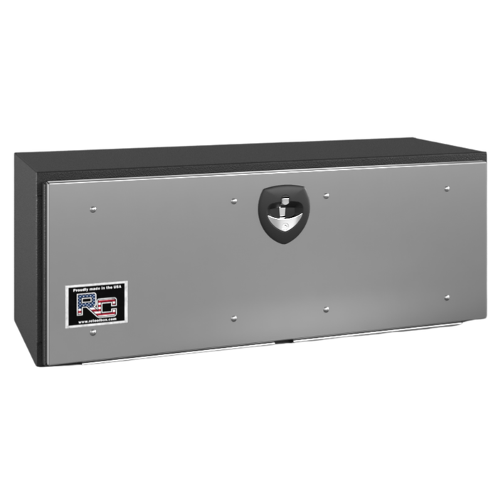 RC Industries Underbody Box M-Series 36x24x24 Steel With Drop-Down Stainless Steel Door Textured Black Model MM362424.KB