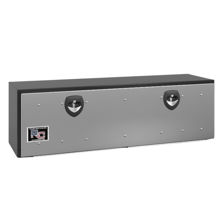 RC Industries Underbody Box M-Series 60x24x24 Steel With Drop-Down Stainless Steel Door Gloss Black Model MM602424.KG