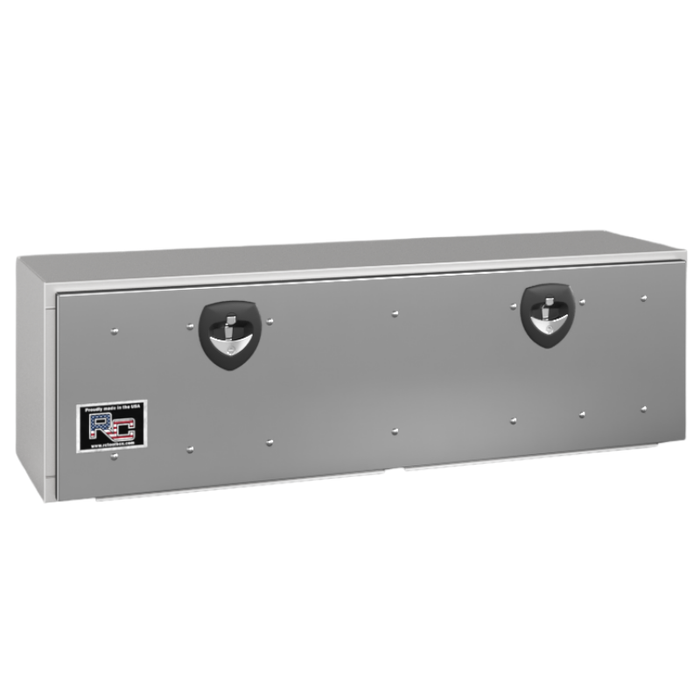 RC Industries Underbody Box M-Series 72x18x18 Steel With Drop-Down Stainless Steel Door Gloss White Model MM721818.KD