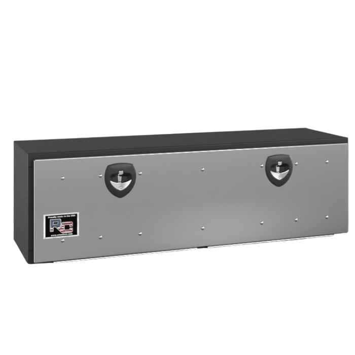 RC Industries Underbody Box M-Series 60x24x24 Steel With Drop-Down Stainless Steel Door Textured Black Model MM602424.KB