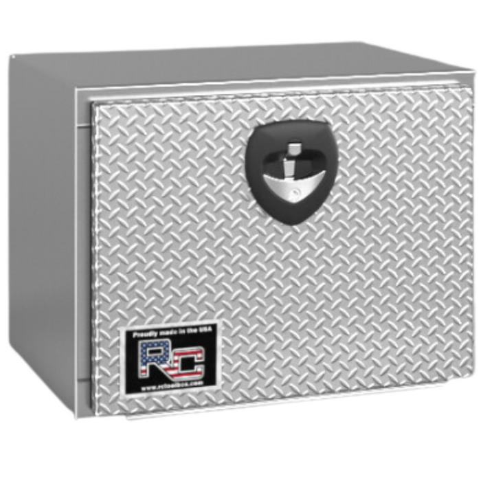 RC Industries Underbody Tool Box M-Series 30x18x18 .125 Aluminum Box With Diamond Tread Aluminum Door Model MX301818.U